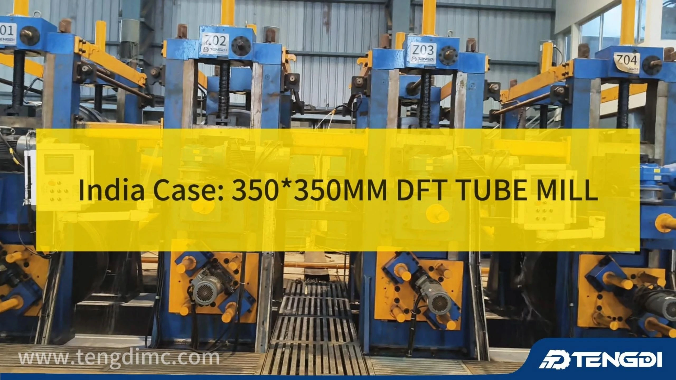 Direct forming square tube mill 1