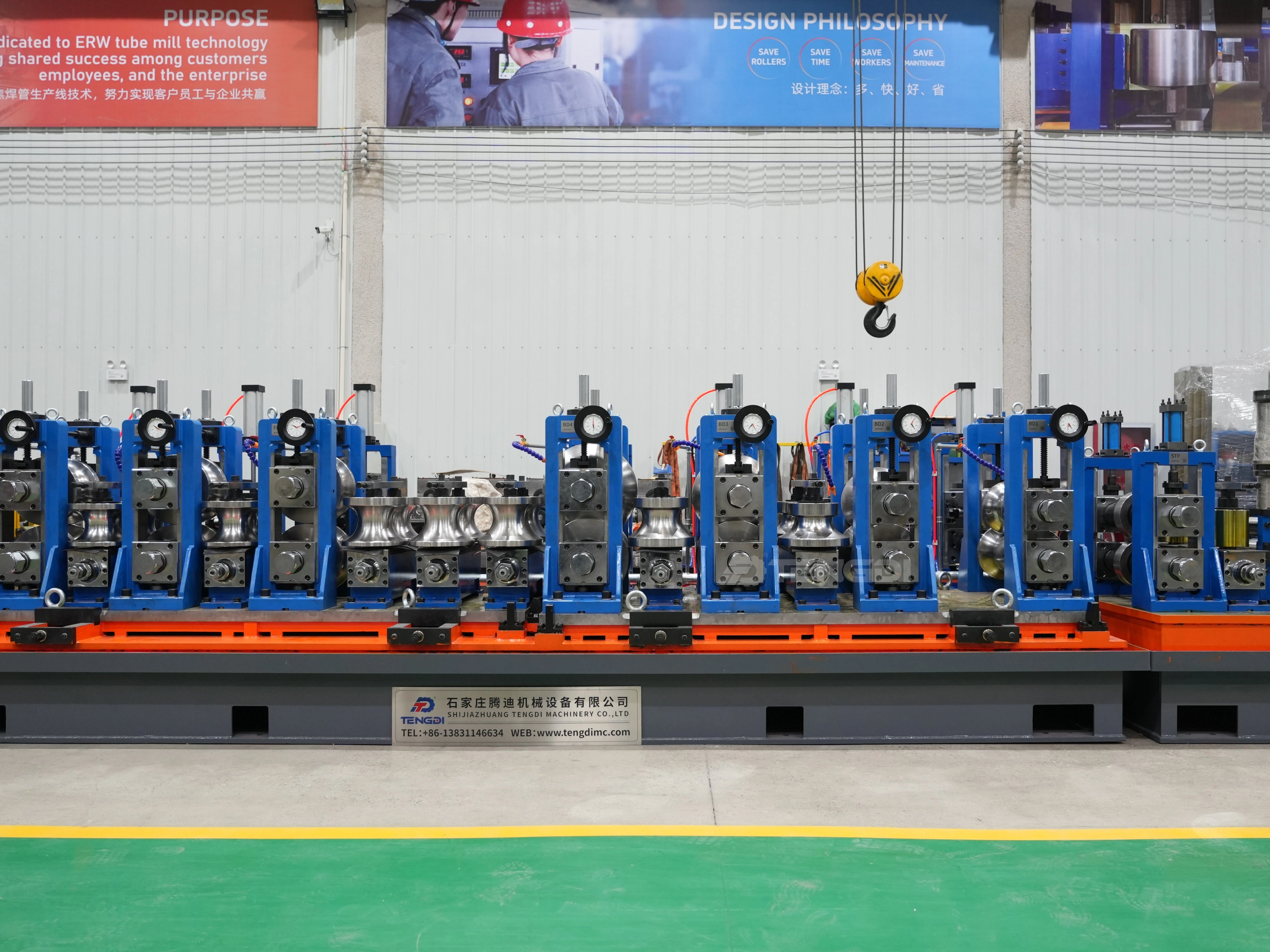 مطحنة أنابيب ERW ذات تغيير سريع للأسطوانات HG127 1