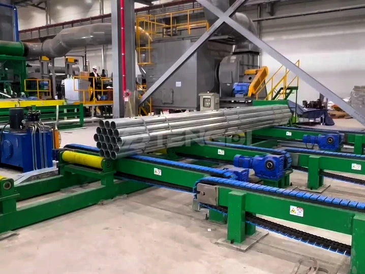 Máquina envasadora automática para tubos de acero 1