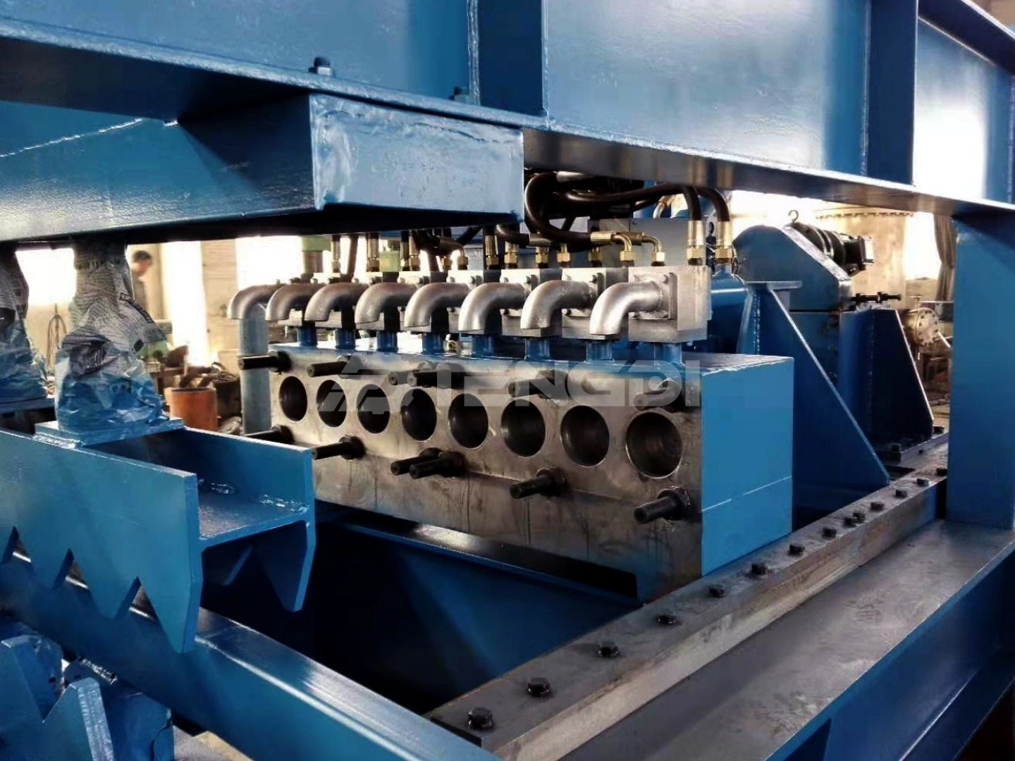 Equipamento de teste hidráulico para tubos 1