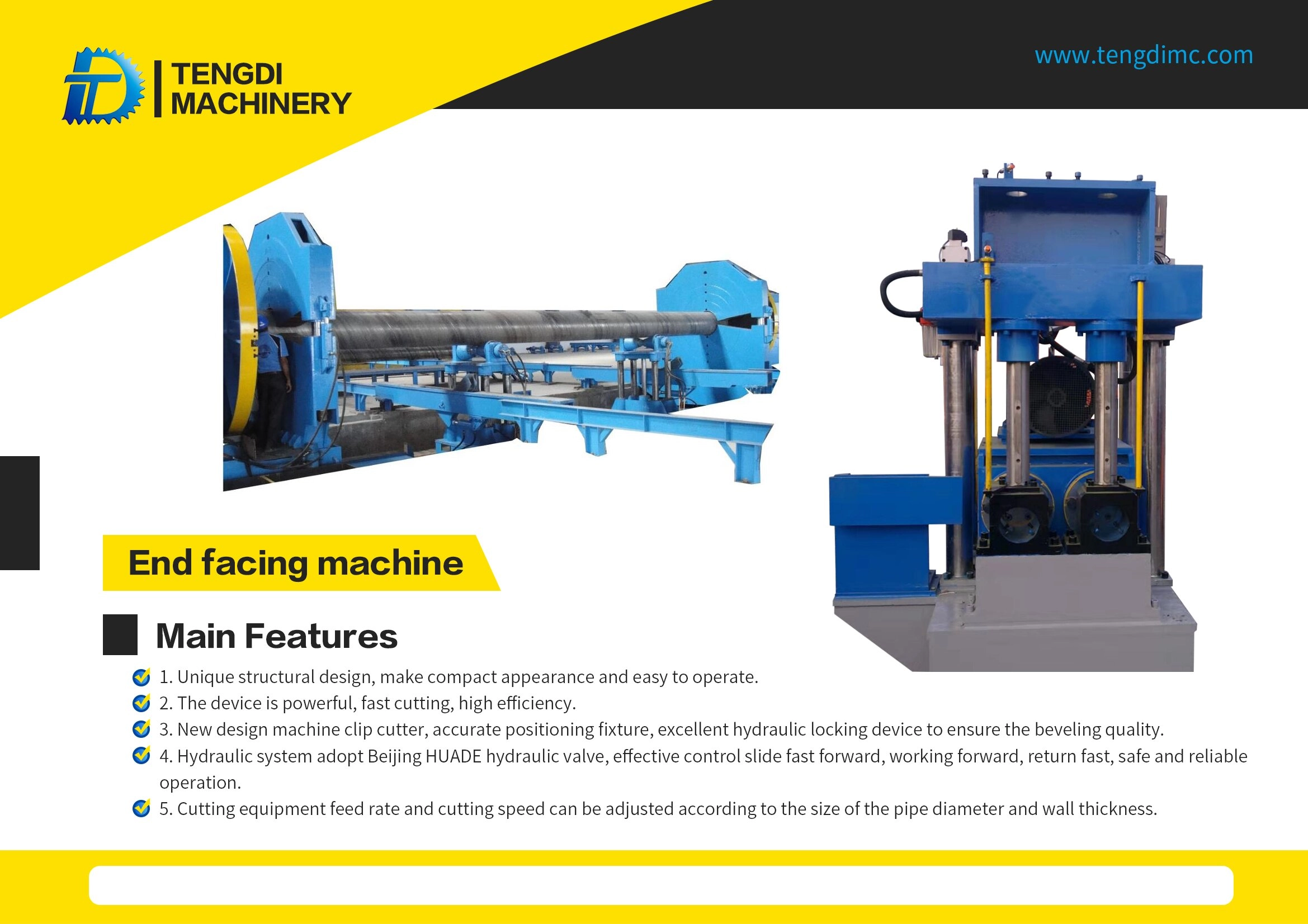 high quality flat head chamfering machine