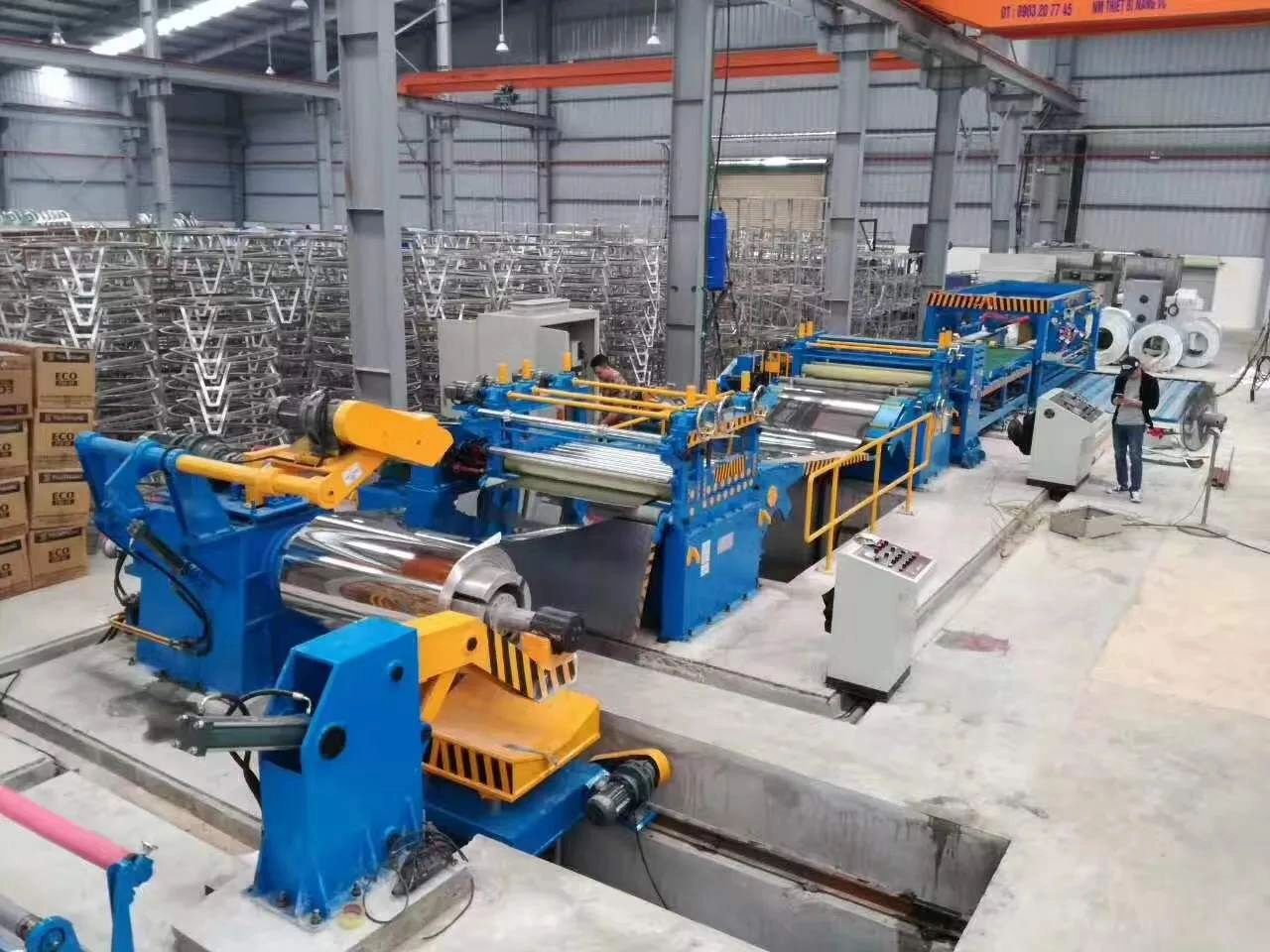 steel coil cut to length line