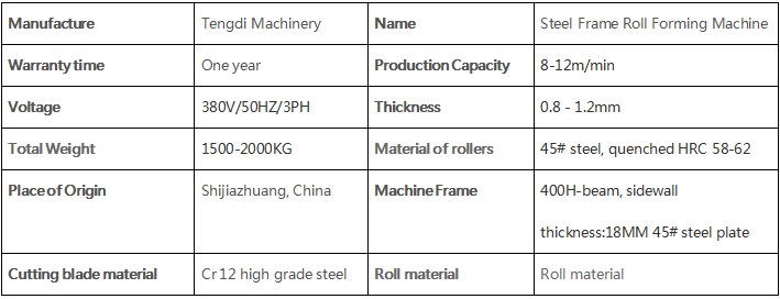 Steel-Frame-Roll-Forming-Machine