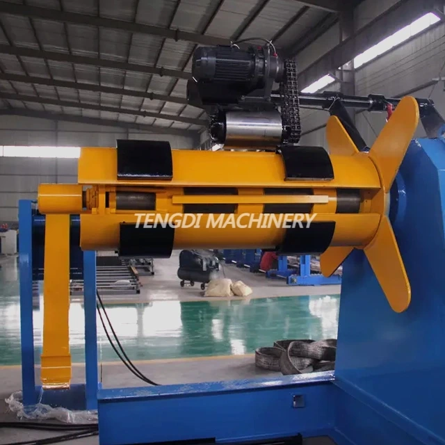  Fully automatic hydraulic single cone uncoiler 1