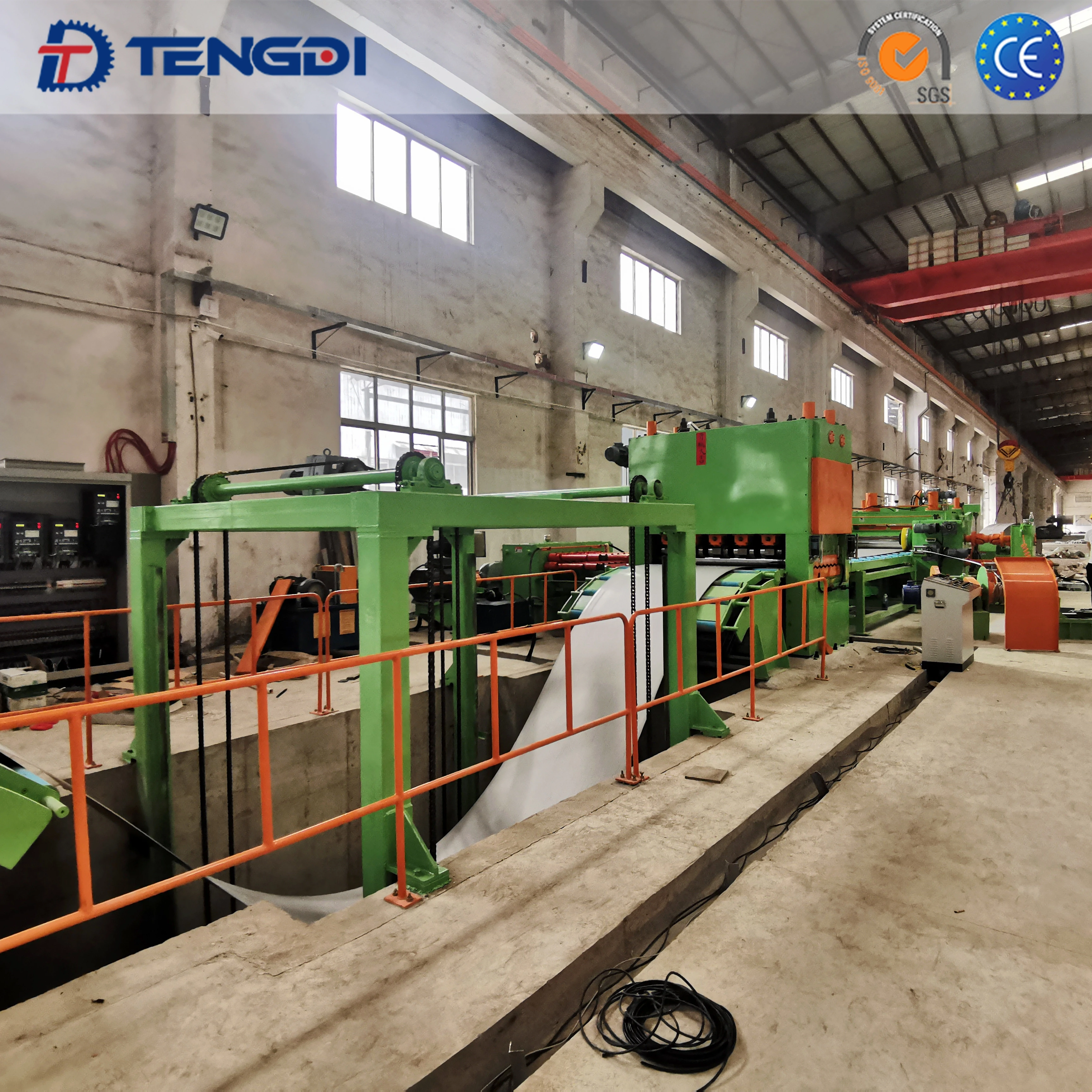 1-6*1600mm Corte no comprimento da linha/Ctl/Máquina de corte de bobina de aço 1