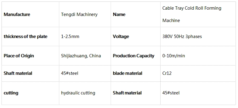 Cable Tray Forming 