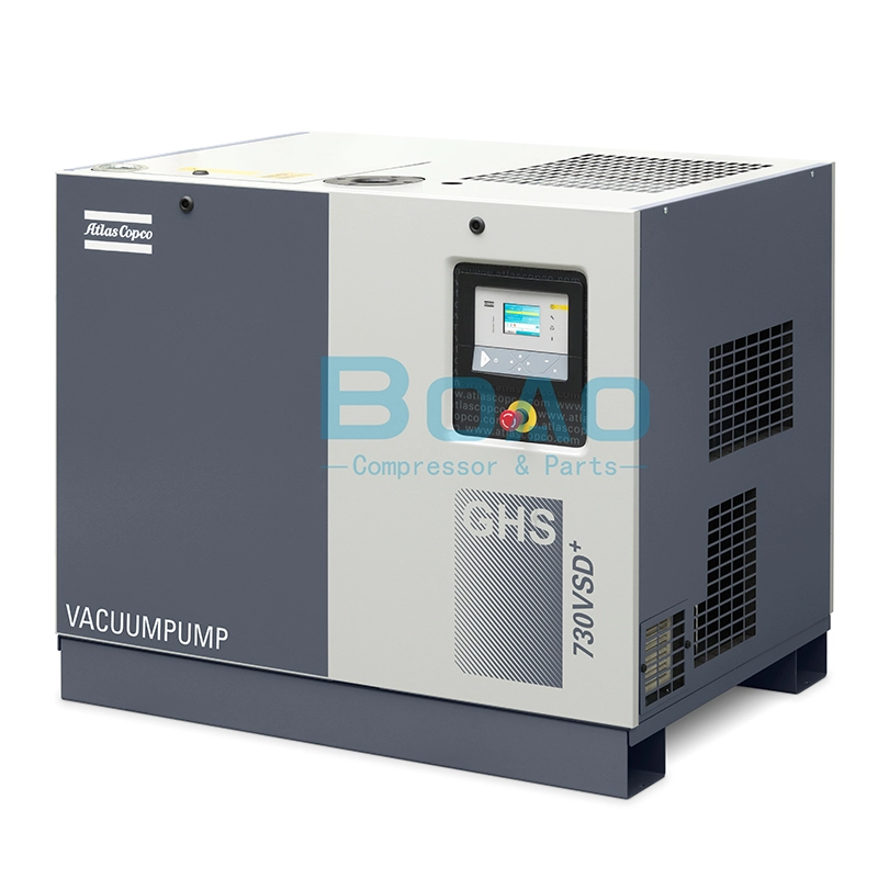 Atlas Copco GHS 350 GHS 730 GHS 900 VSD+ variable speed screw vacuum pump potential energy savings of 50% or more 1