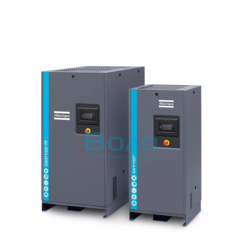 Atlas Copco GA7 VSD+GA11 VSD+GA15 VSD+GA22 VSD+GA30 VSD+GA 37 VSD+ Plus permanent magnet variable speed vertical unit oil lubricated rotary screw air comp 5