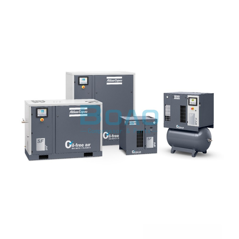 Atlas Copco oil free Scroll air compressor SF2 SF4 SF4+ SF6 SF6+ FF TM 5