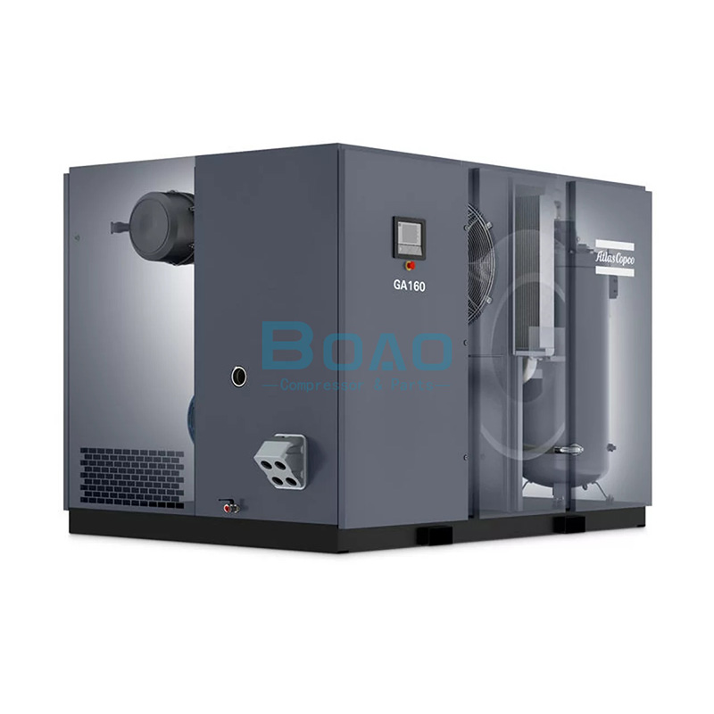 Atlas Copco variable speed integrated air dryer screw air compressor GA90 GA110 GA132 GA160 VSD FF 2