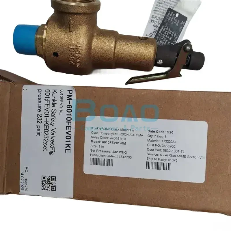 Предохранительный клапан Atlas Copco 6010FEV01-KM / Номер детали 0832100171 1