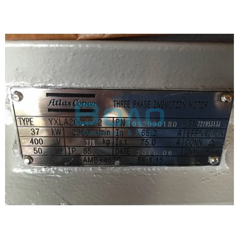Conjunto de motor original Atlas Copco 1092090180 37 KW (3)