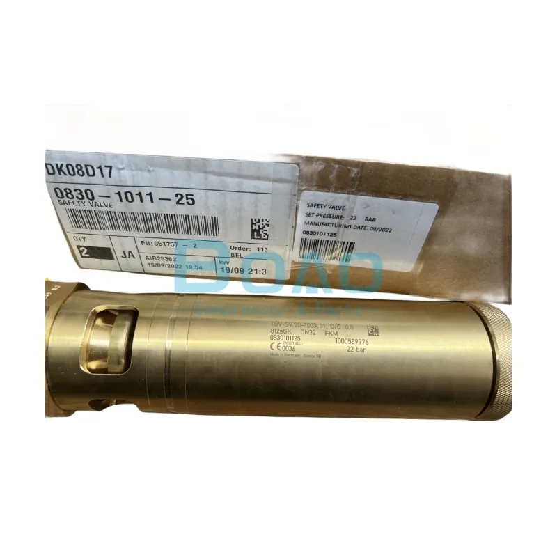 Válvula de segurança genuína Atlas Copco 0830101125 (1)