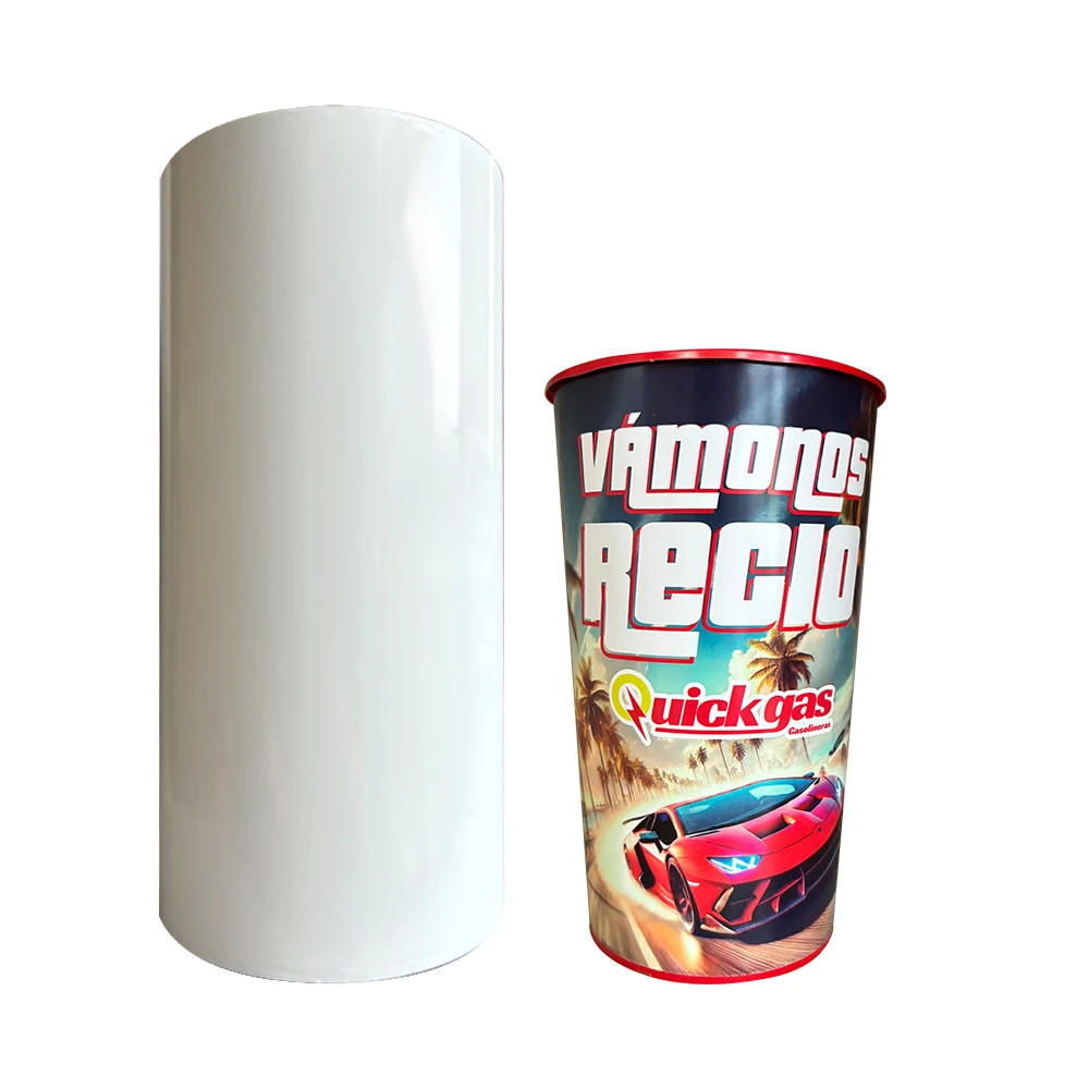 BOPP Solid White Injection Mold  Labels For Packaging Factory Customized 1