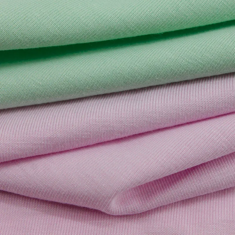 185GSM Bamboo Cotton Spandex Knit Fabric - Stretchy, Antibacterial for Underwear & Activewear 1