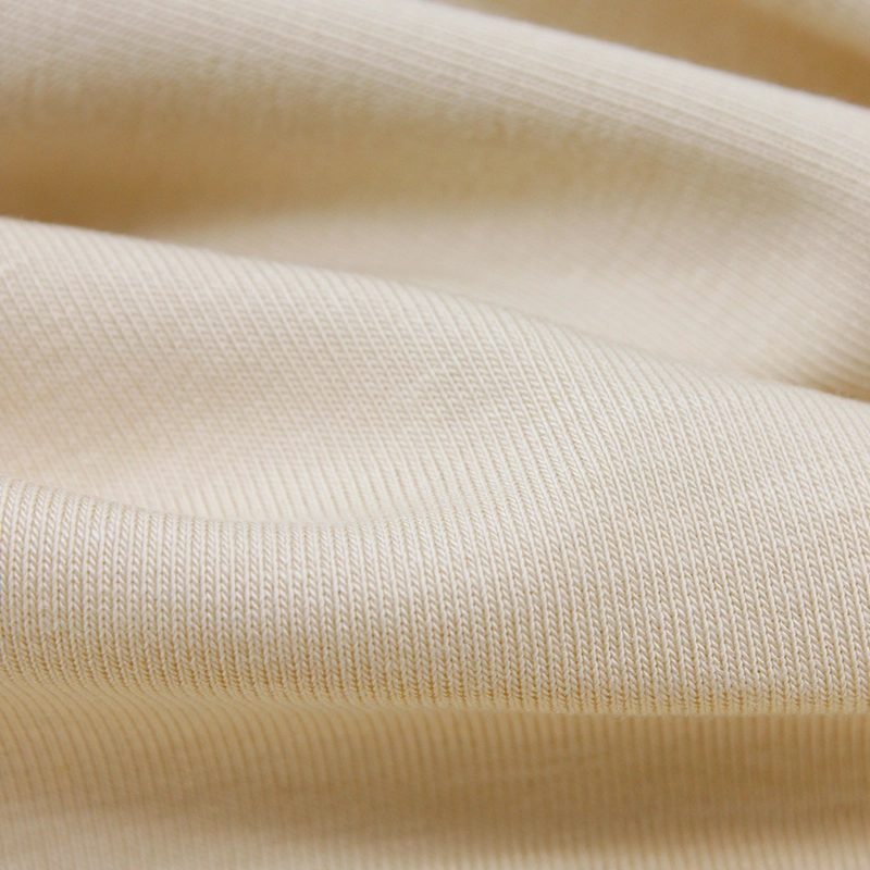 1*1 Rib Knit Fabric Cotton Modal Spandex 210g/㎡ 175cm - Skin-Friendly, Moisture-Wicking for Knit Tees & Slim Dresses 1