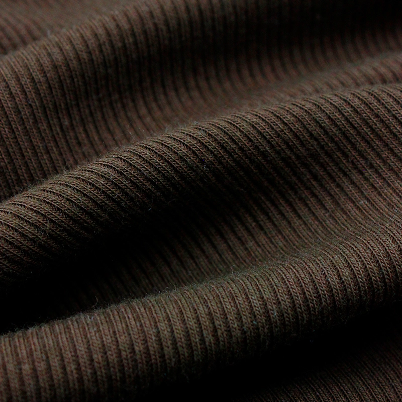 Stretchy 2*2 Rib Knit Fabric (Cotton Modal Spandex, 220g, 175cm) – Skin-Friendly for Base Layers, Loungewear & Kids’ Clothes 1