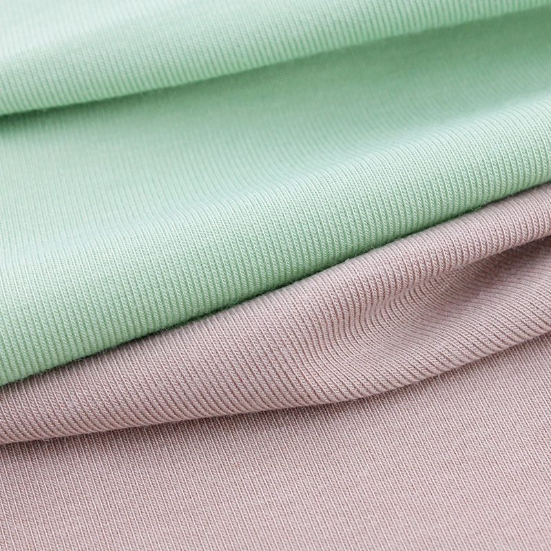 Bamboo-Lyocell Brushed Rib Fabric: Ultra-Soft & High Stretch for All Wear 1
