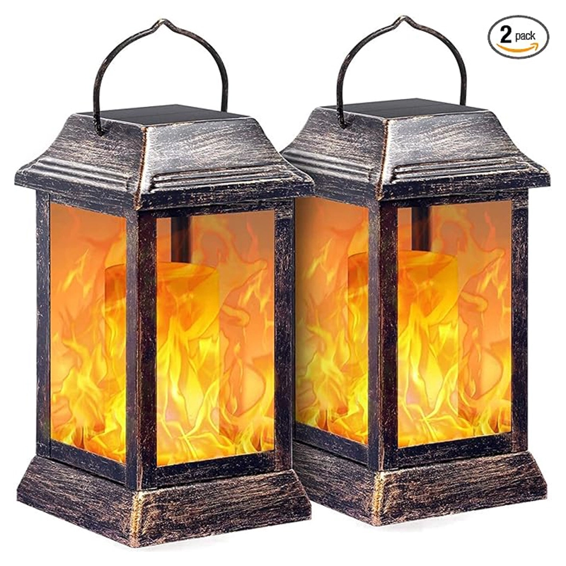 Solar light Metal flicker Flame Solar light (bronze)  SZ-19003 1