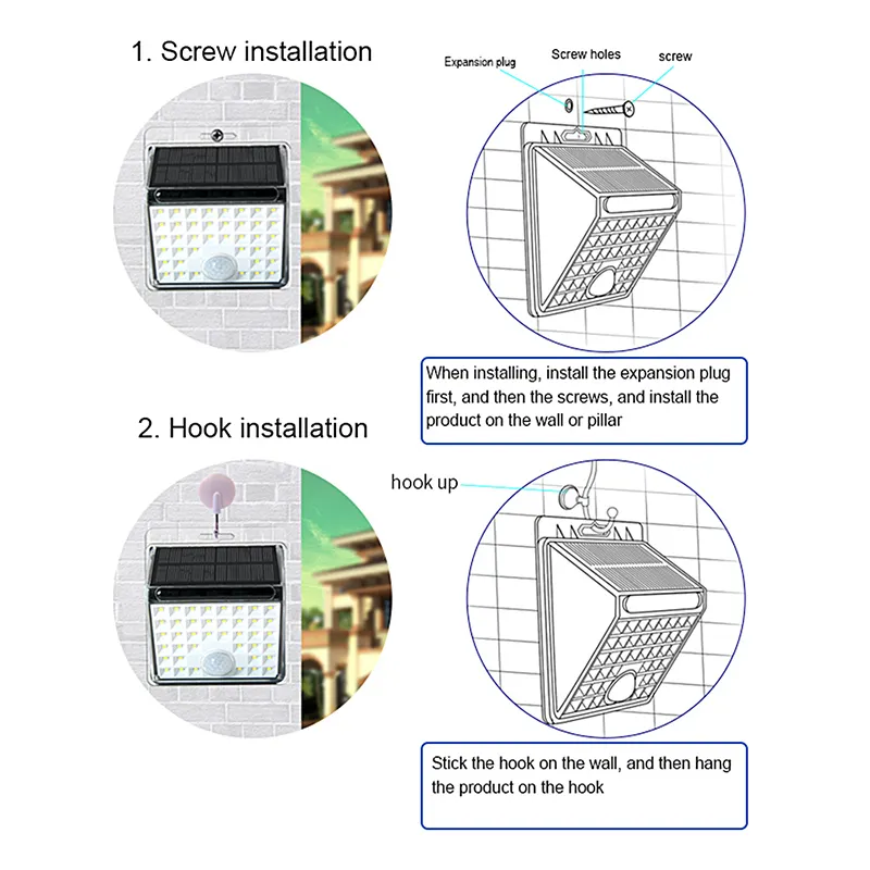 Best Wall Lights Outdoor Solar Supplier 5