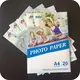 Bulk ProductionInkjet RC Photo Paper Paper A0/A1/A2/A3/A4/A5/5R/4R/3R 6