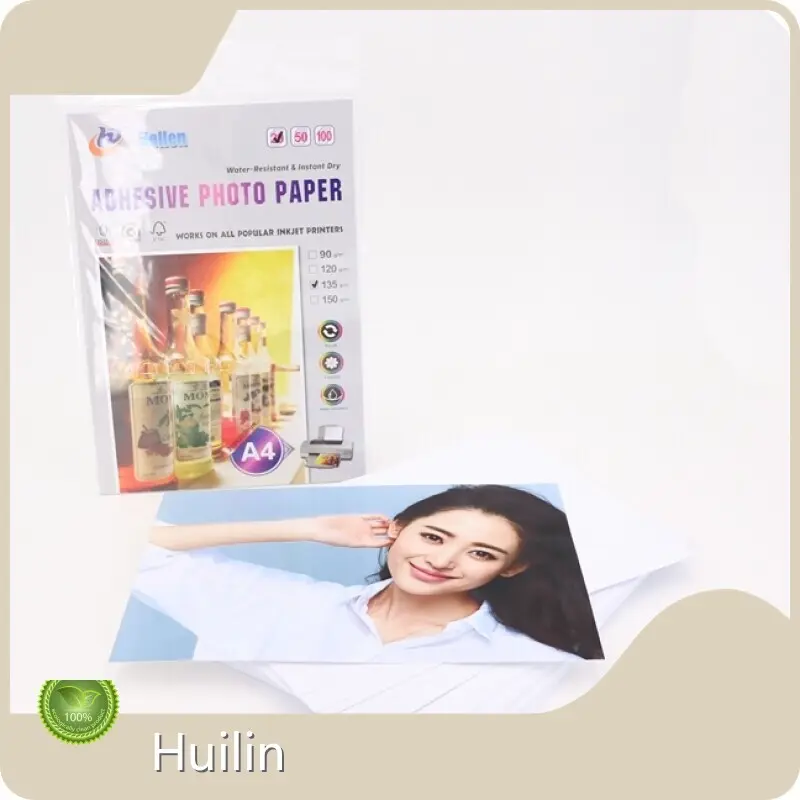 Huilin Glossy Adhesive Paper Glossy Glossy Adhesive Papermade in China 1