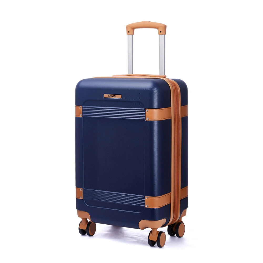 Feisite abs luggageヴィンテージアイアントロリーユニバーサルホイールはカスタマイズできますlg001 1
