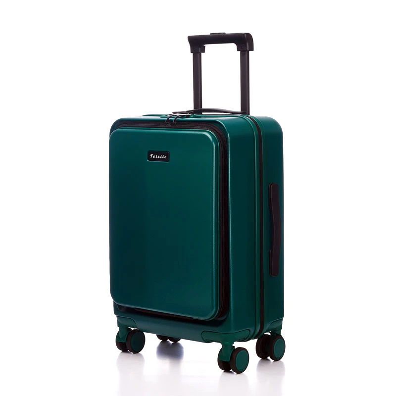 FEISITE Front-Opening Spinner Luggage with Easy-Access Compartment 20 Carry-On FL001 1