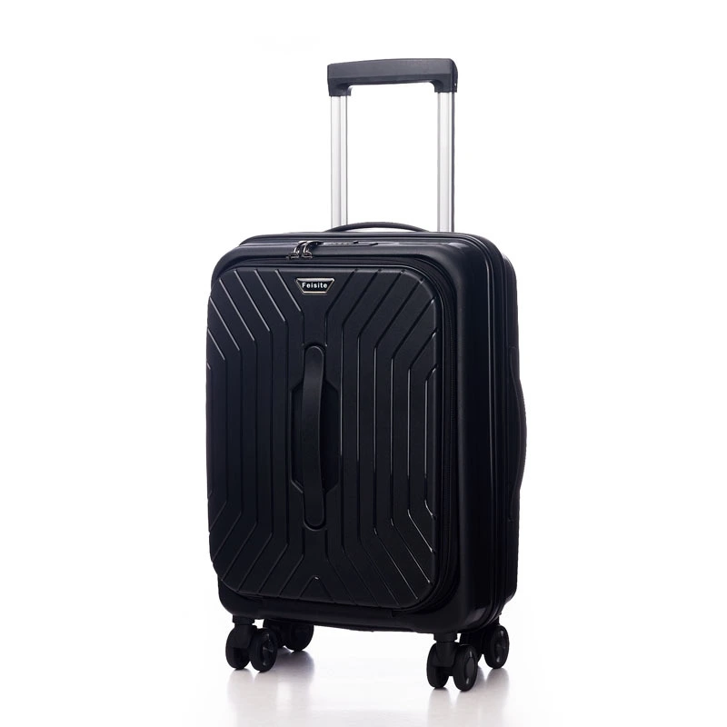 FEISITE Front-Opening PP Suitcase Retractable Handle Lightweight Luggage PP024 1