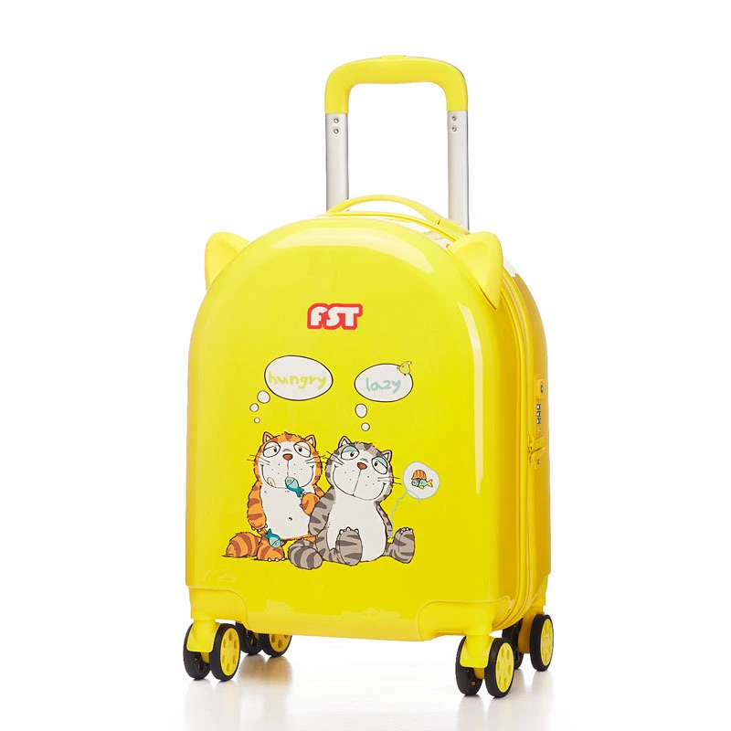 Feisiteカスタマイズ可能な16インチの子供用トロリースーツケースUVパターンLG097 1