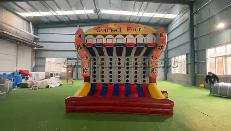 Giant Outdoor Game Inflatable Sport Custom Backyard Basketball Connect Four GMY Inflatables 1