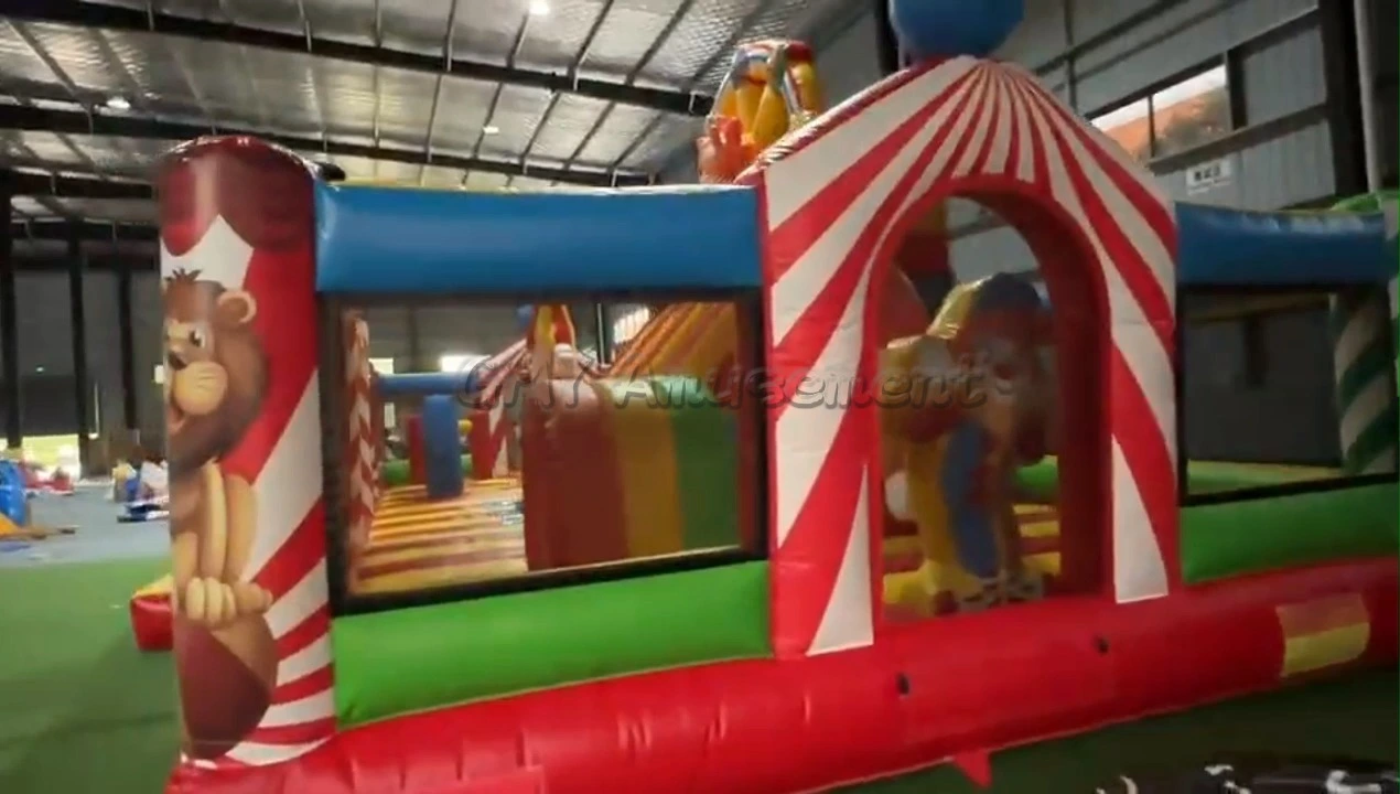 Giant Bounce Arena Blow Up Inflatable Playground Circus Theme Park for Kids Adults GMY Inflatables 1