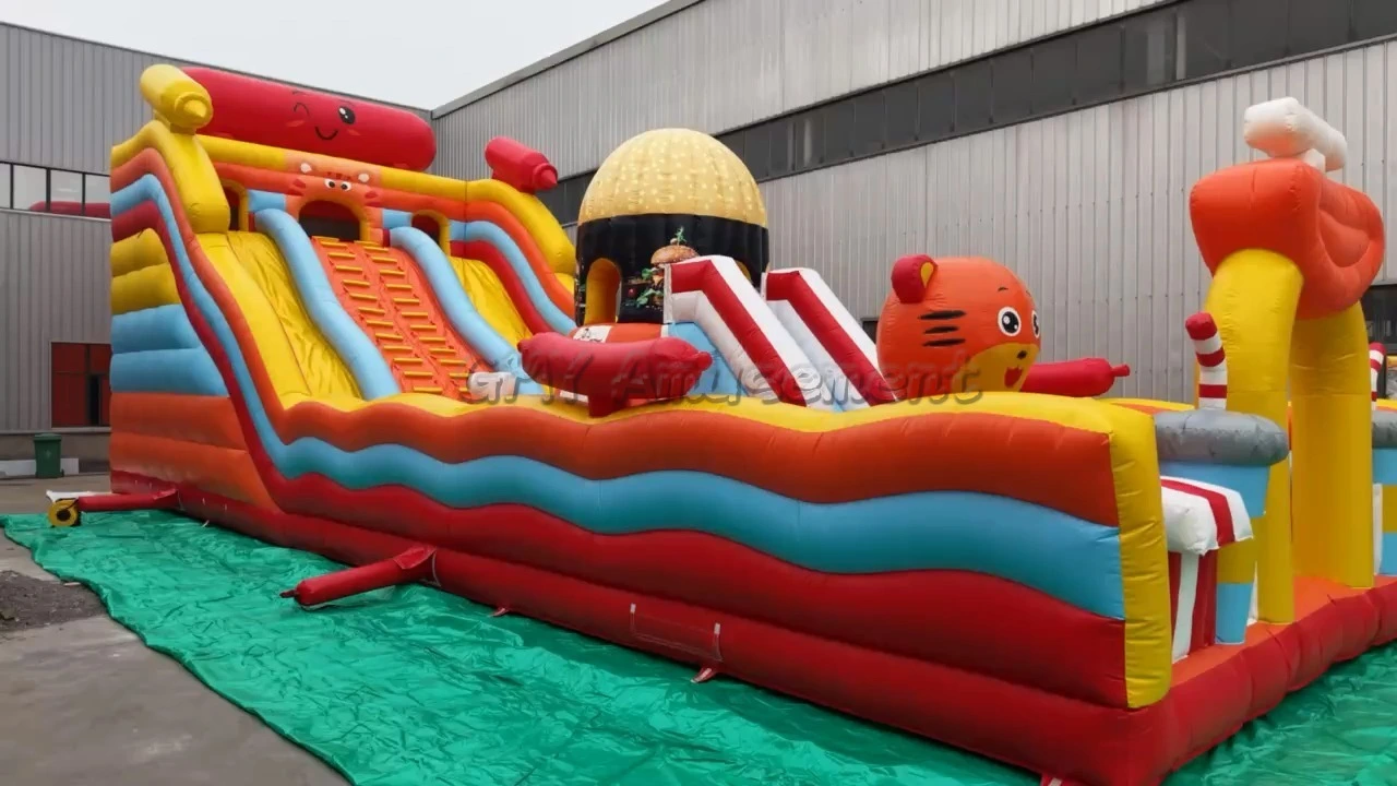 Big Bounce House Large Outdoor Amusement Equipment Theme Park with Factory Price GMY Inflatables 1