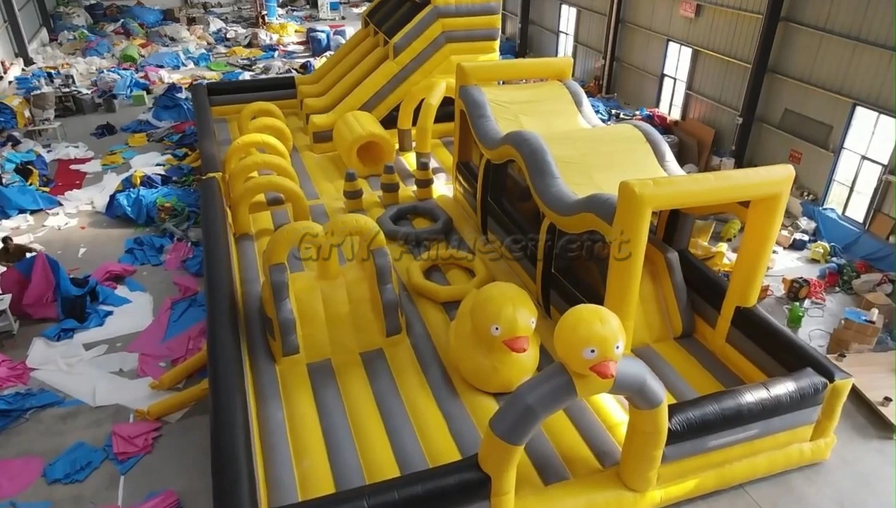 Large Outdoor Amusement Equipment Duck Bounce House Giant Inflatable Theme Park GMY Inflatables 1