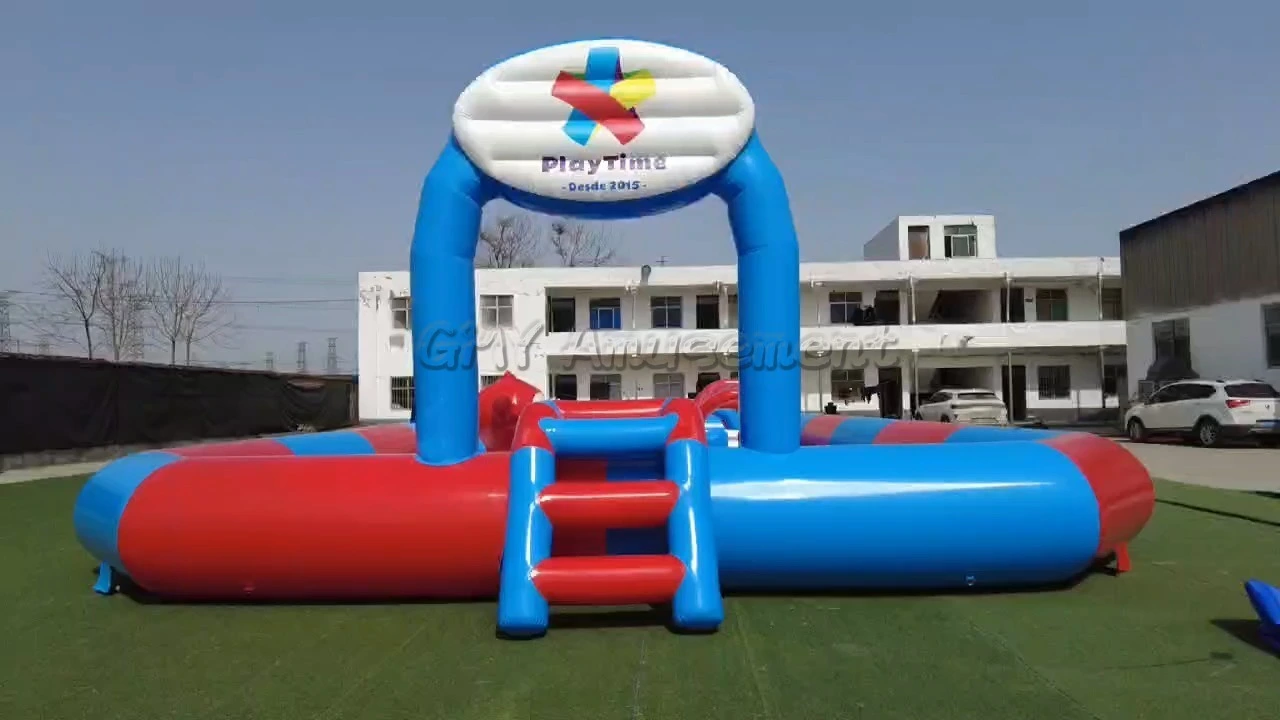 Fun world kids inflatable water park with air pump GMY Inflatables 1