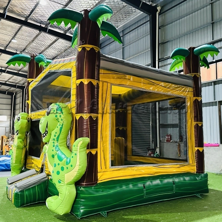 China Dino Inflatables Bounce House Dinosaur Bouncy Castle for Kids GMY Inflatables 1