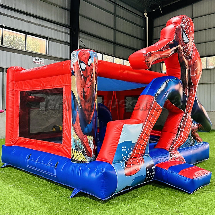 Spiderman Bounce House Bouncy Moonwalk Inflatable Jumping Castle for Kids GMY Inflatables 1