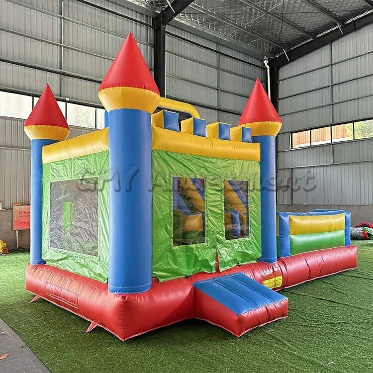 Commercial pvc juego inflable bounce castle slide combo inflatable house for sale GMY Inflatables 1