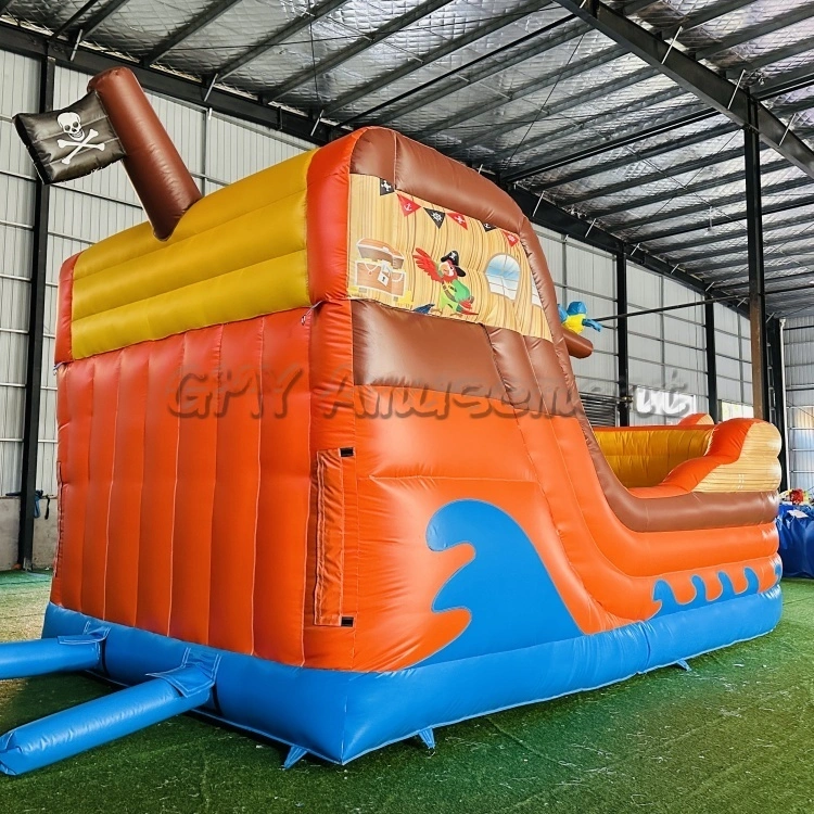 Pirate ship bounce house combo bouncy castle inflatable with slide GMY Inflatables 1