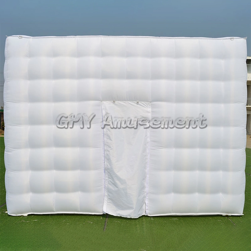 13X13Ft 4X4M Outdoor Indoor Cube All White Inflatable Tent With Air Blower GMY Inflatables 1