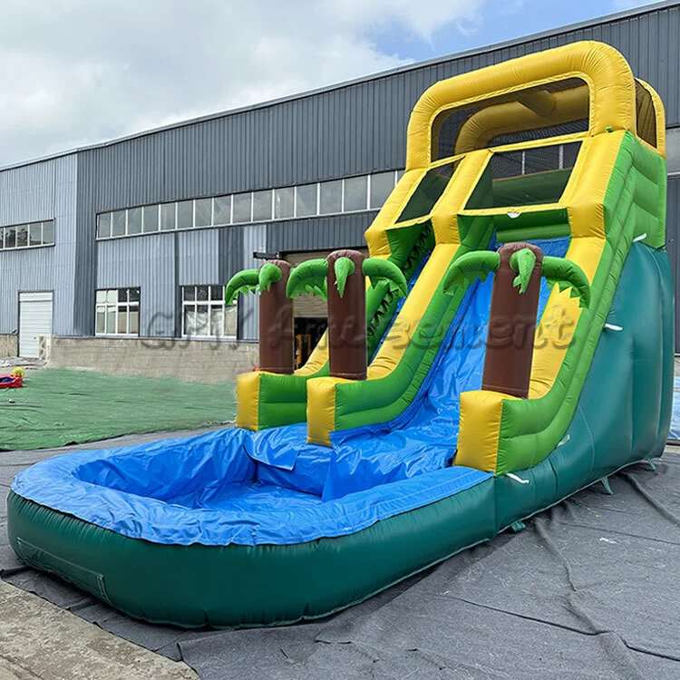 16Ft Backyard Fun Waterslide Blow Up Inflatable Slides For Kids GMY Inflatables 1