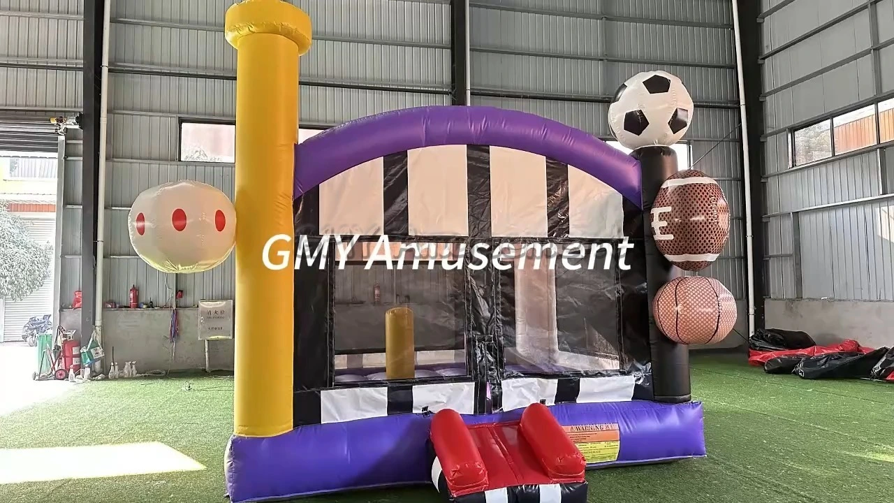 Sport Theme Moonwalk Jumper Bouncy Castle Inflatable Commercial Bounce House GMY Inflatables 1