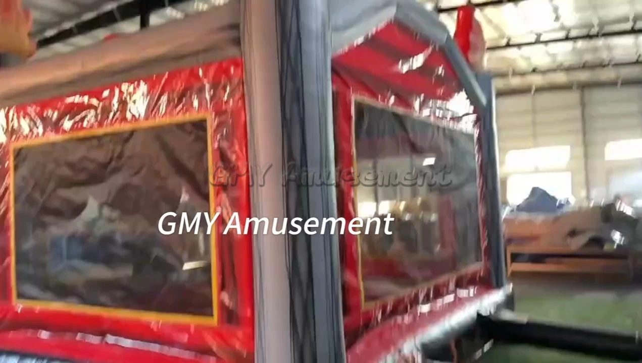 Castillo Inflable Monster Truck Wheel Jumping Castle Inflatable Bounce House Commercial GMY Inflatables 1