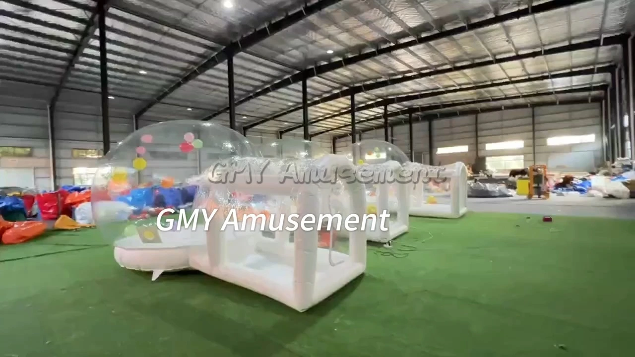 Portable Clear Dome Transparent Balloon Tent Bouncy Jump Inflatable Bubble Bounce House GMY Inflatables 1
