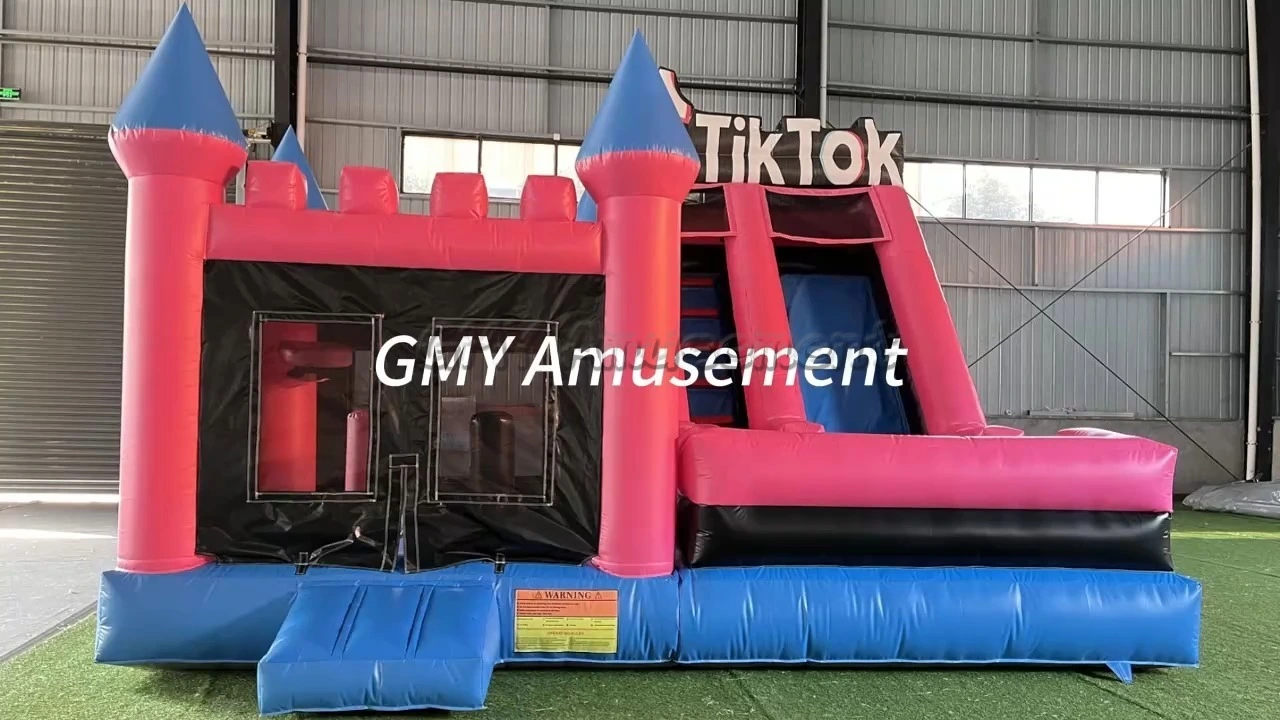 Titok Tik Tok Verified Bounce House Suppliers With Slide GMY Inflatables 1