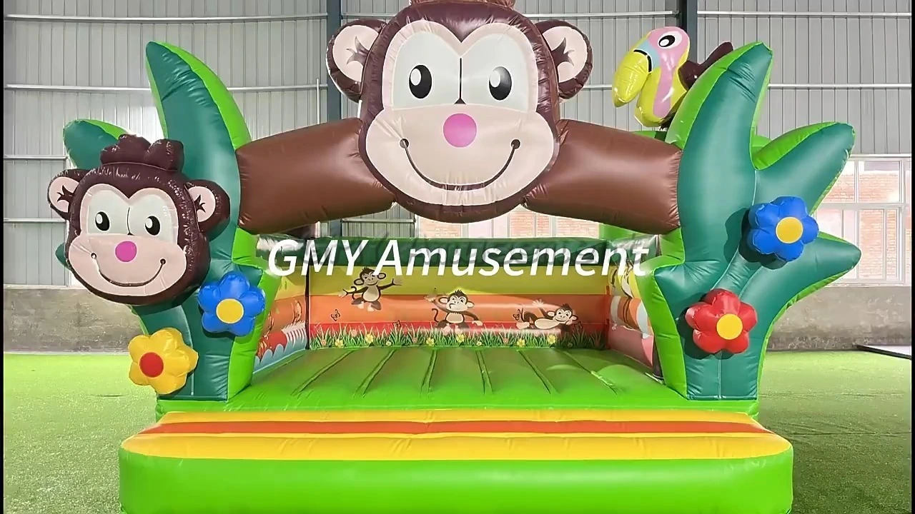 Jungle Monkey Bounce House Bouncy Castle Dmuchana Zjezdzalnia GMY Inflatables 1