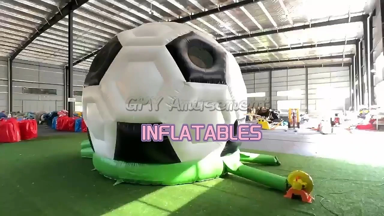Football Hupfburg Bounce House Bouncy Castle Outdoor Inflatable Bouncer GMY Inflatables 1