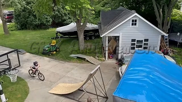 Mata do skoków wzwyż Sport Stunt Mountain Bike Bmx Fmx Nadmuchiwana poduszka powietrzna Lądowanie GMY Nadmuchiwane 1