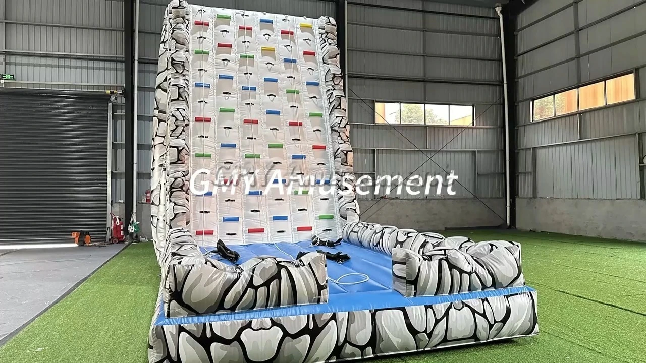 Outdoor Games Rock Tower Mountain Inflatable Climbing Wall For Kids GMY Inflatables 1