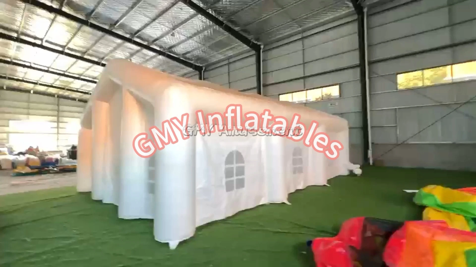 Colorful Led Light Mobile Wedding Party Events Inflatable White Tent GMY Inflatables 1